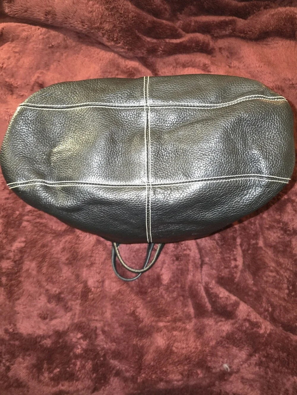 Mauritzio Taiuti Large Pebbled Leather Hobo. Made In Italy.